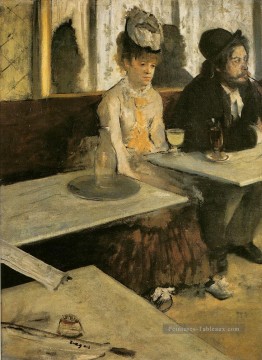 Absinthe 1876 Edgar Degas Peinture à l'huile